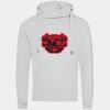 Cross neck hoodie Thumbnail