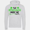 Cross neck hoodie Thumbnail