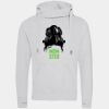 Cross neck hoodie Thumbnail