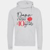 Cross neck hoodie Thumbnail