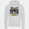 Cross neck hoodie Thumbnail
