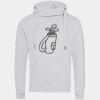 Cross neck hoodie Thumbnail