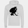 Cross neck hoodie Thumbnail