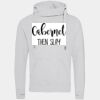 Cross neck hoodie Thumbnail