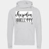 Cross neck hoodie Thumbnail