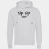 Cross neck hoodie Thumbnail