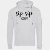 Cross neck hoodie Thumbnail
