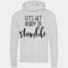 Cross neck hoodie Thumbnail