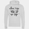 Cross neck hoodie Thumbnail