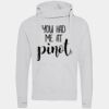 Cross neck hoodie Thumbnail
