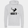 Cross neck hoodie Thumbnail